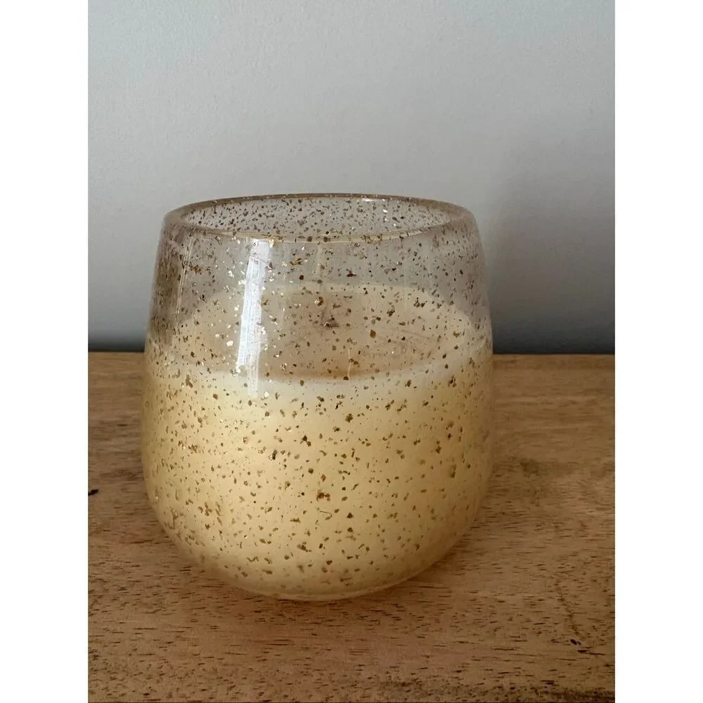NWT Anthropologie Icicles Spiced Eggnog (Gourmand Spice) Candle, 65 HR Burn Time